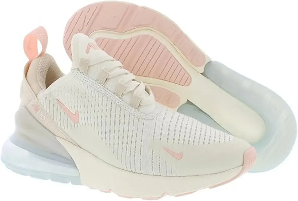 NEW Nike Air Max 270 Beige White IH5966-001 Womens Size 6.5 Sneakers